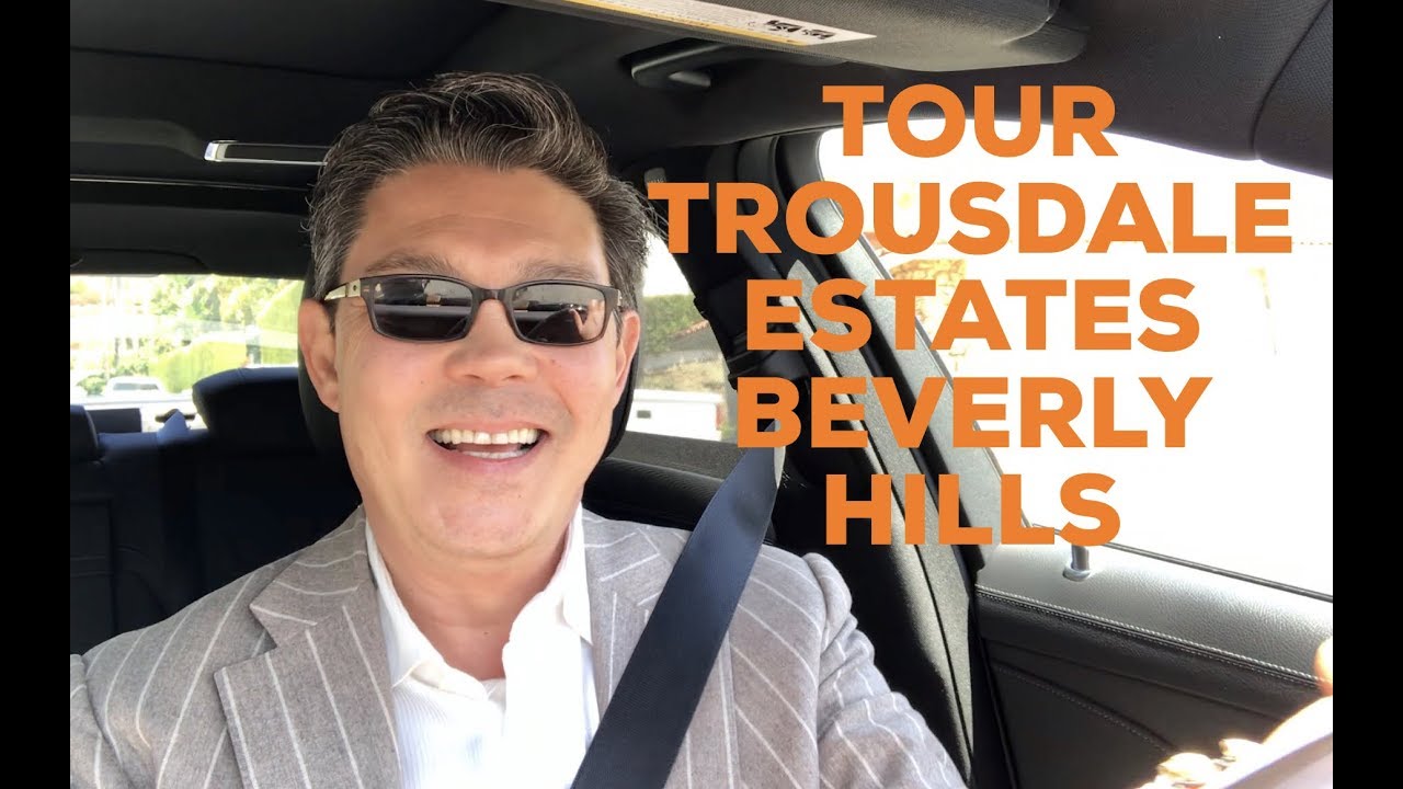 Christophe Choo tour the Trousdale Estates area of the city of Beverly Hills, California 90210