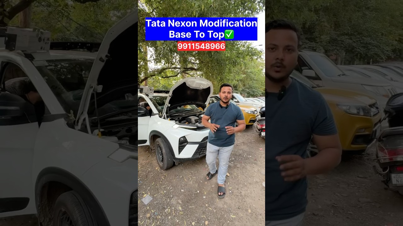 Tata Nexon Base To Top Modification ✅ #tatanexon #autohood