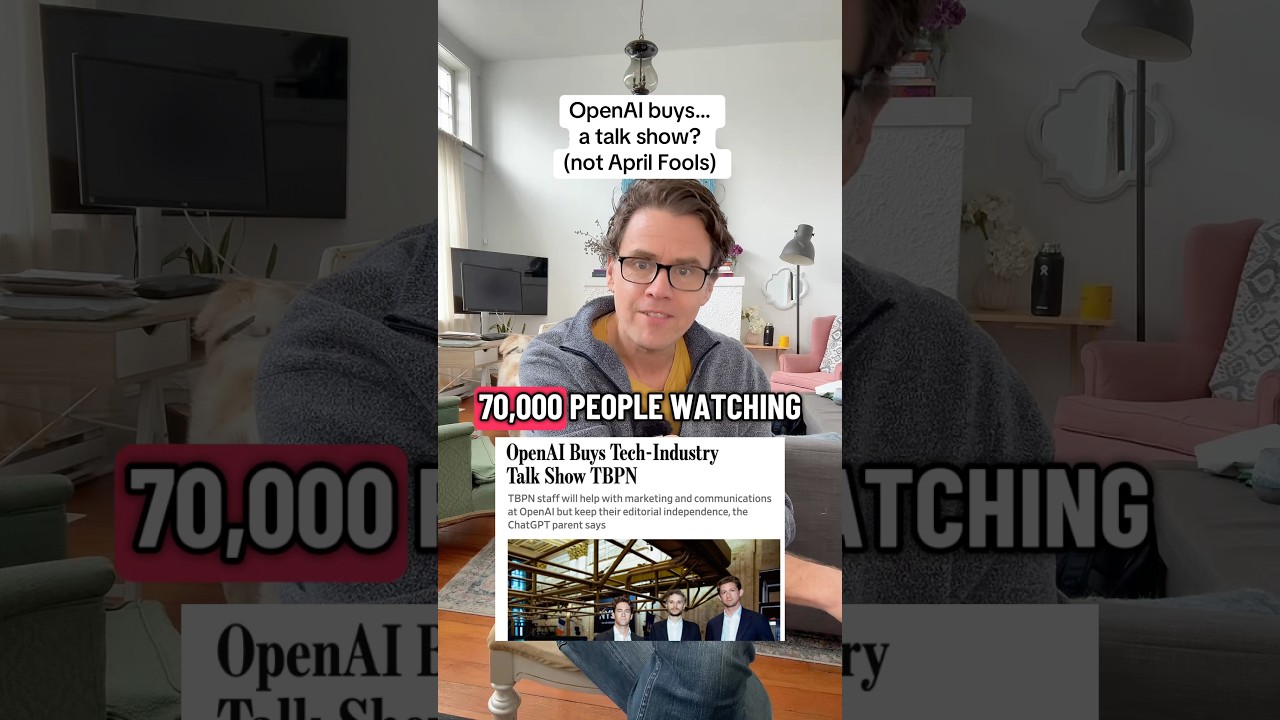 OpenAI купила&hellip; ток-шоу?!? #ai #ainews #openai