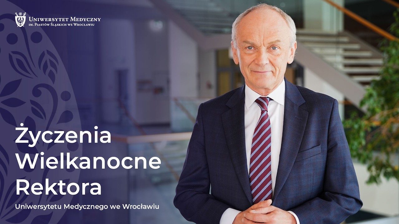 Życzenia świąteczne Rektora Uniwersytetu Medycznego we Wrocławiu, prof. Piotra Ponikowskiego