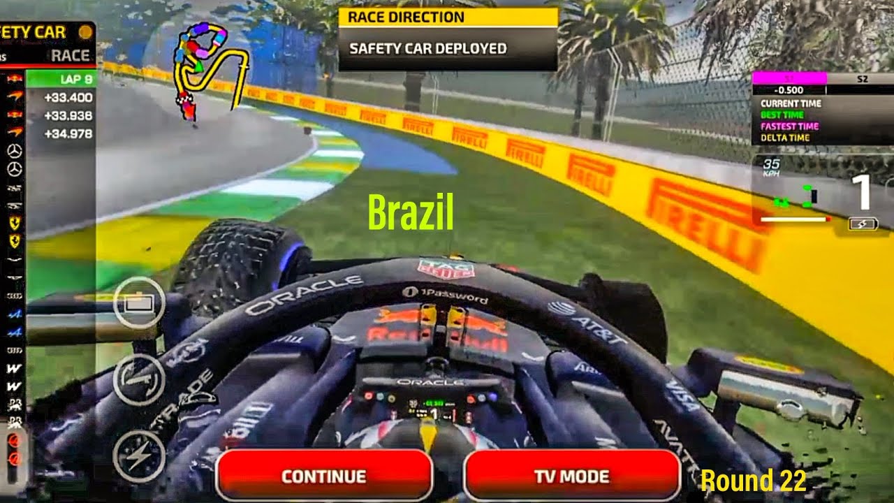 Monoposto 2026 Concept Round 22 Brazil 🇧🇷 Доминирование до катастрофы у стены, Пиастри побеждает #f1