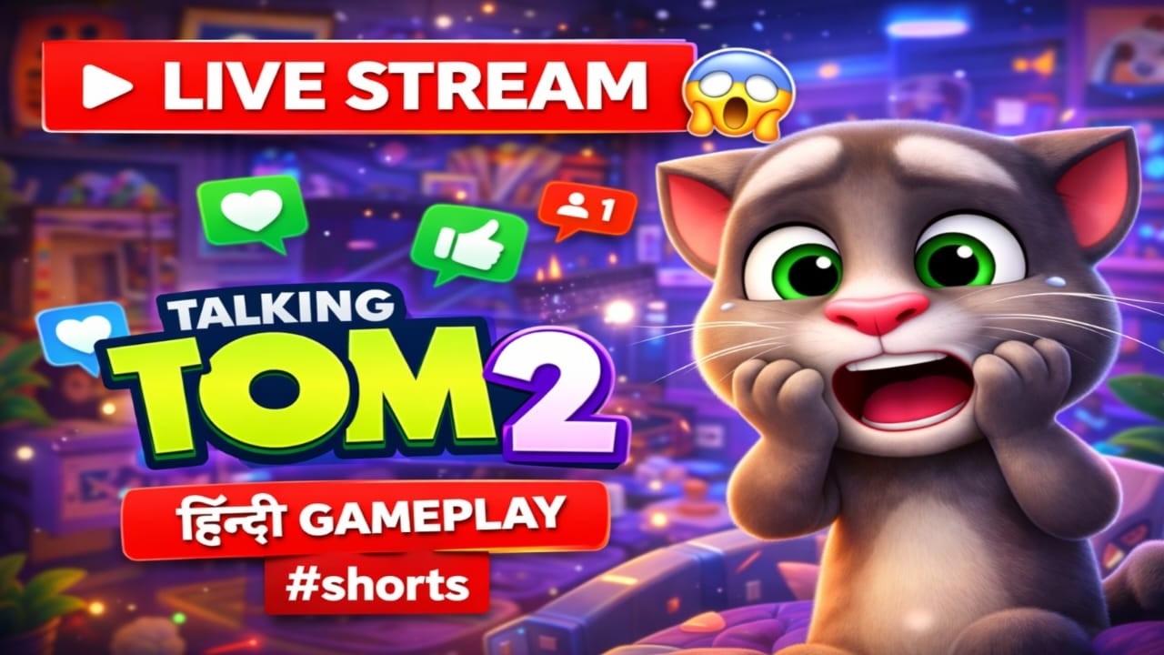 My Talking Tom 2 Live 🔴 | Funny Cat Gameplay 😺🔥 #Shorts
