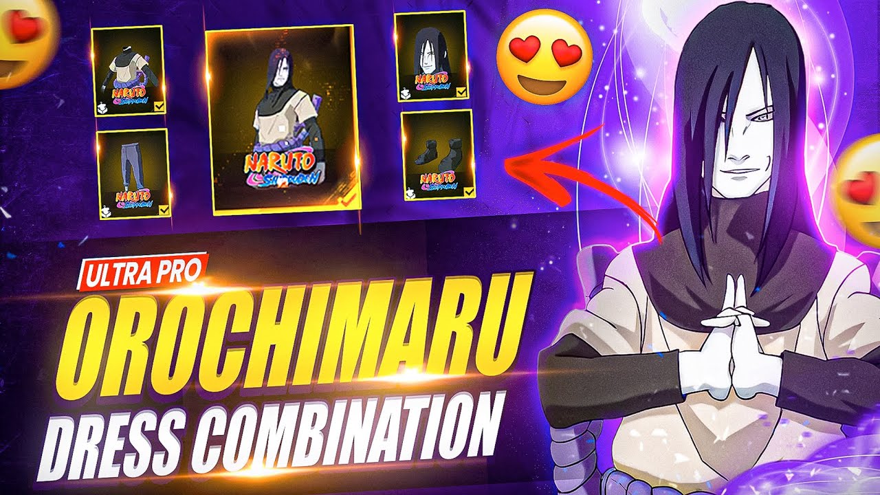 orochimaru bundle ultra pro dress Combination || No top Up Dress Combination || Mad Hyper gaming