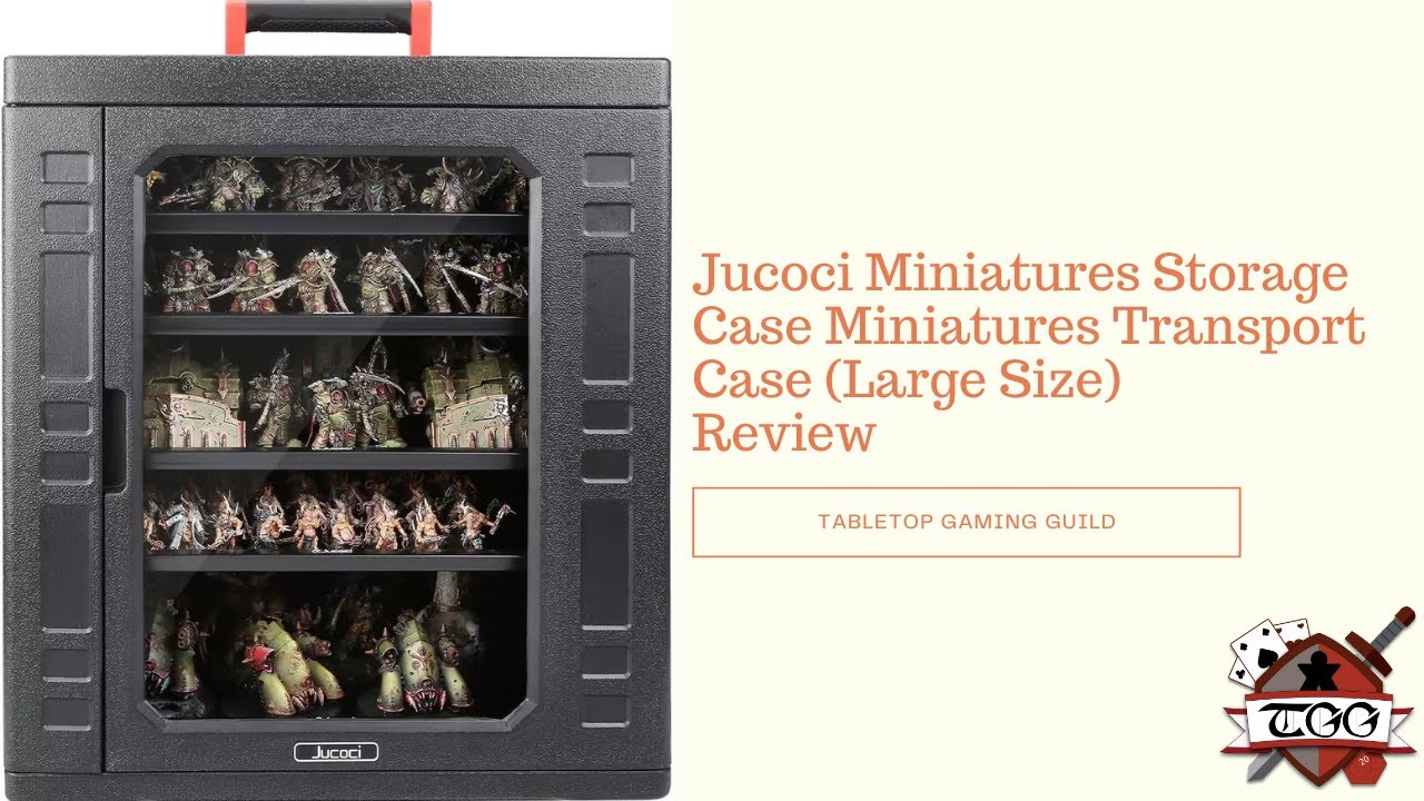 Jucoci Miniatures Storage Case Miniatures Transport Case (Large Size) Review