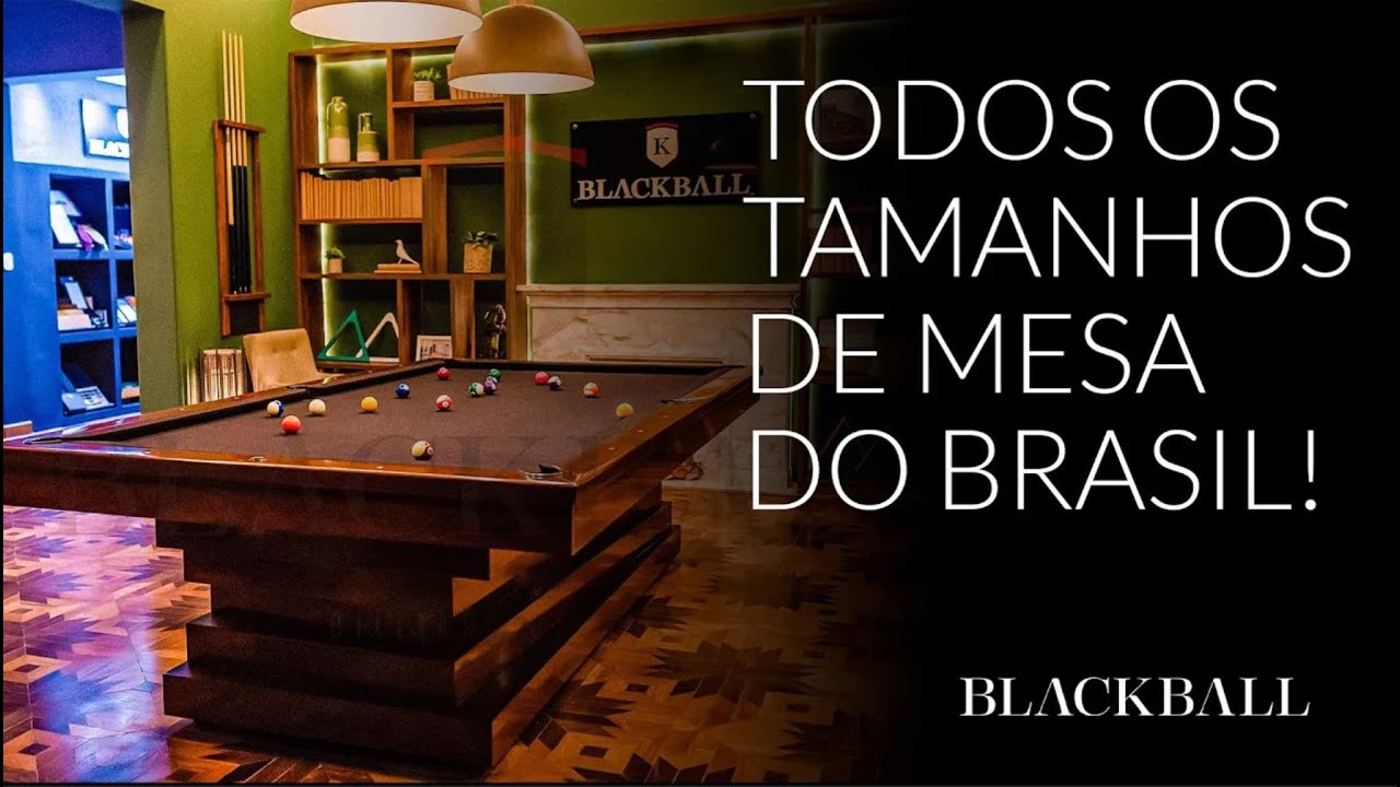 Tamanhos e Medidas de Mesas de Sinuca e Bilhar | BLACKBALL®