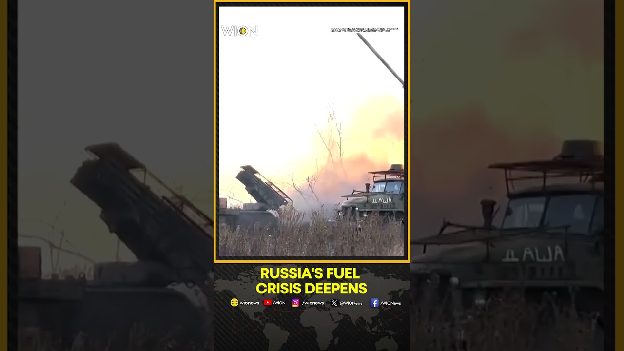 Russia's Fuel Crisis Deepens as Ukraine hits Russia's Omsk refinery | WION Shorts