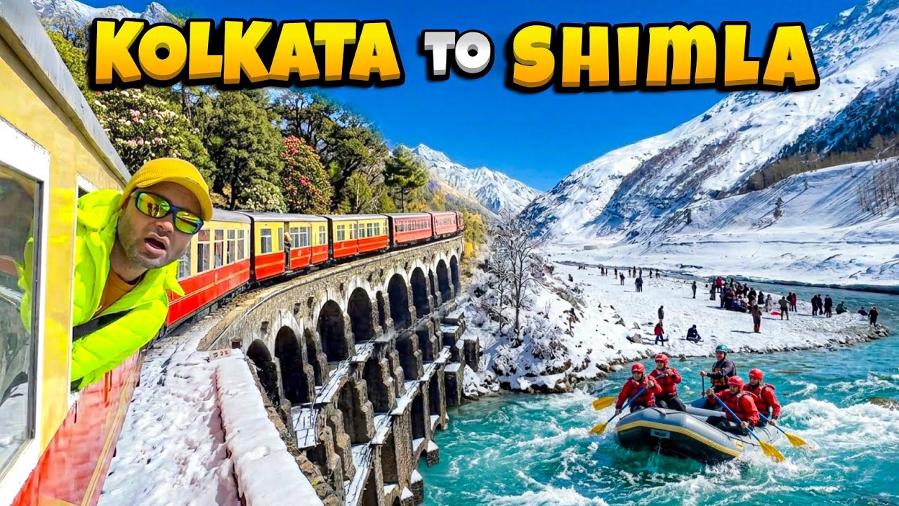 Kolkata to Shimla Manali Tour 2026 ❄️ | Shimla Tour Guide | Shimla Kullu Manali Trip Under ₹5550 😍