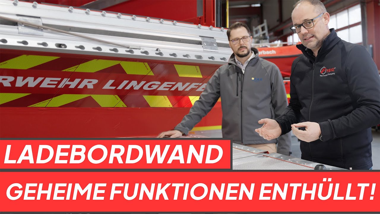 Spezial-Features für Feuerwehren – Das steckt wirklich in der Ladebordwand! TEIL 2