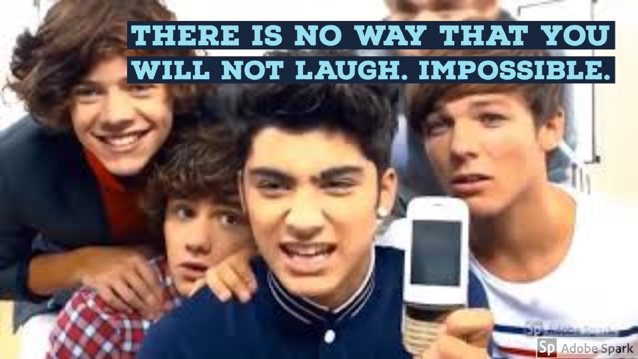 One Direction out of context (Try not to laugh or smile)
