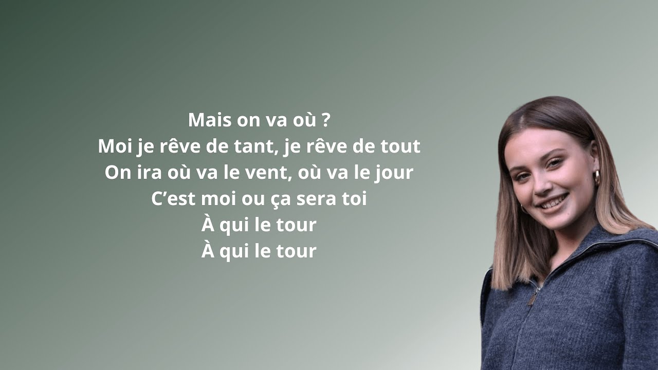 Jeck, Carla - À qui le tour (PAROLES/LYRICS)