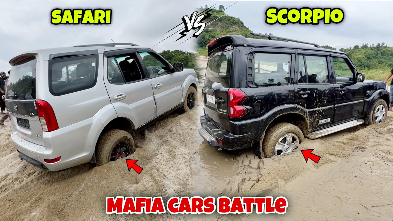 Scorpio 2wd vs Safari 4wd | Offroad Gone Wrong