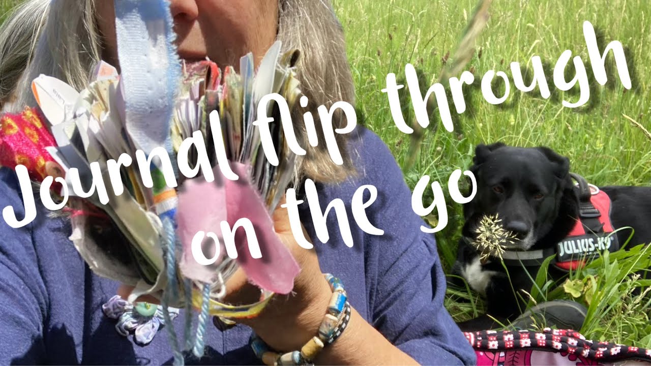 Flip through Mini comp book art journal #ideas  #flipthroughfriday