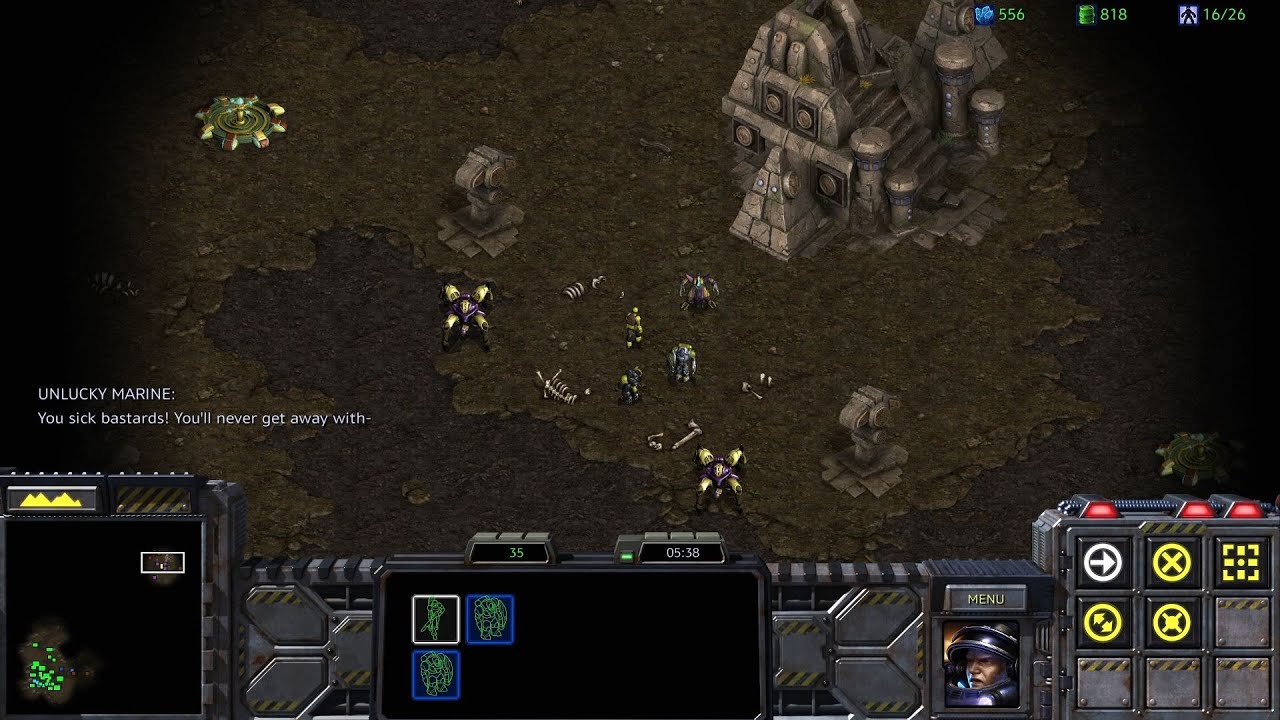 Tal'darim sacrifices Terrans to summon Hybrid