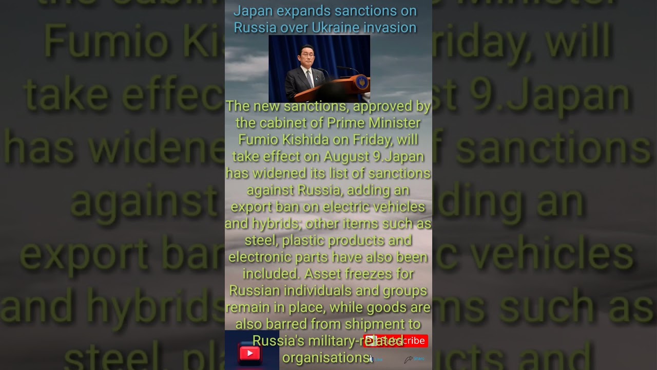 Japan expands sanctions on Russia over Ukraine invasion