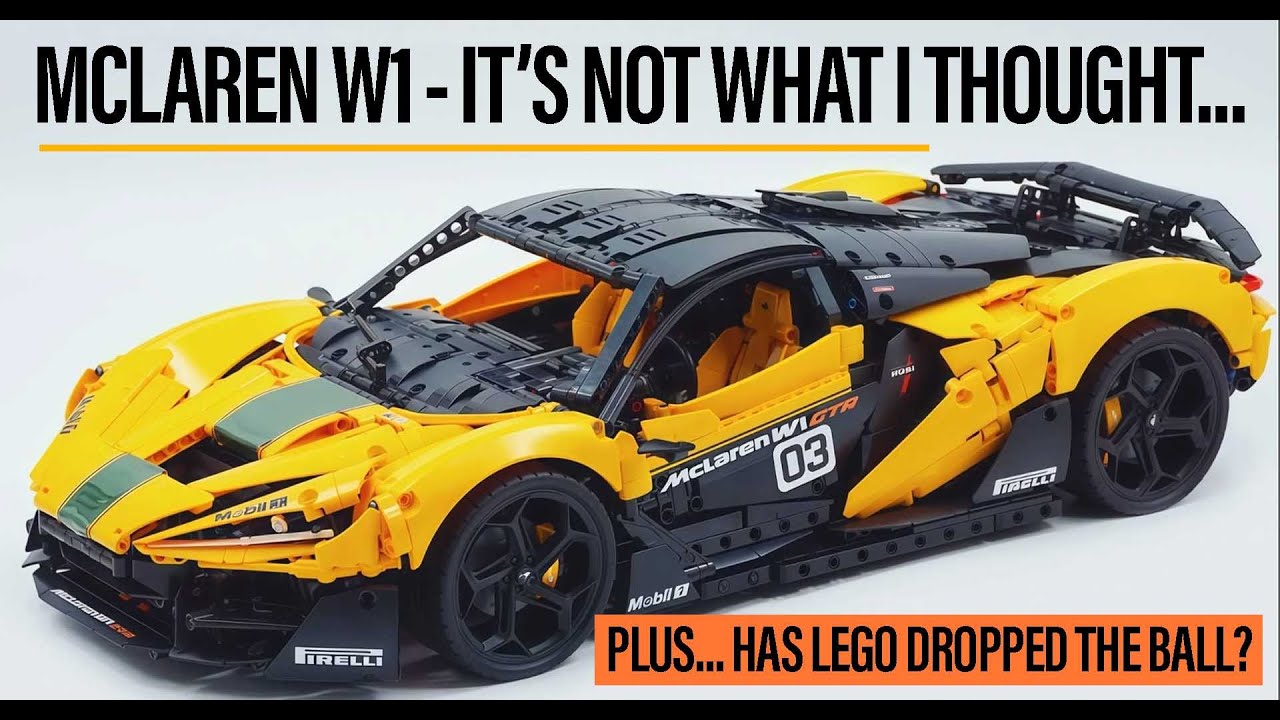 Шокирующее обновление McLaren W1: неужели LEGO допустила ошибку?
