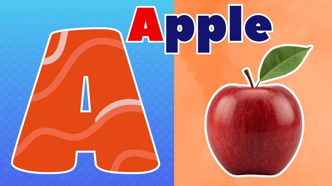 A is for Apple 🍎 Phonics Song | Kindergarten Learning Videos | Counting to 10 Numbers