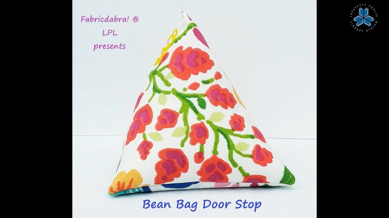 Adult Grab & Go: Fabricadabra! Bean Bag Doorstop