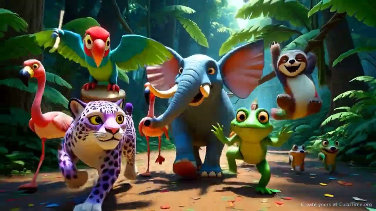 The Sax-Playing Toucan and the Jungle Jam
