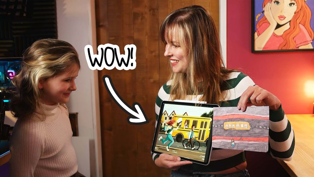 Van KINDERTEKENING tot PROFESSIONELE ILLUSTRATIE