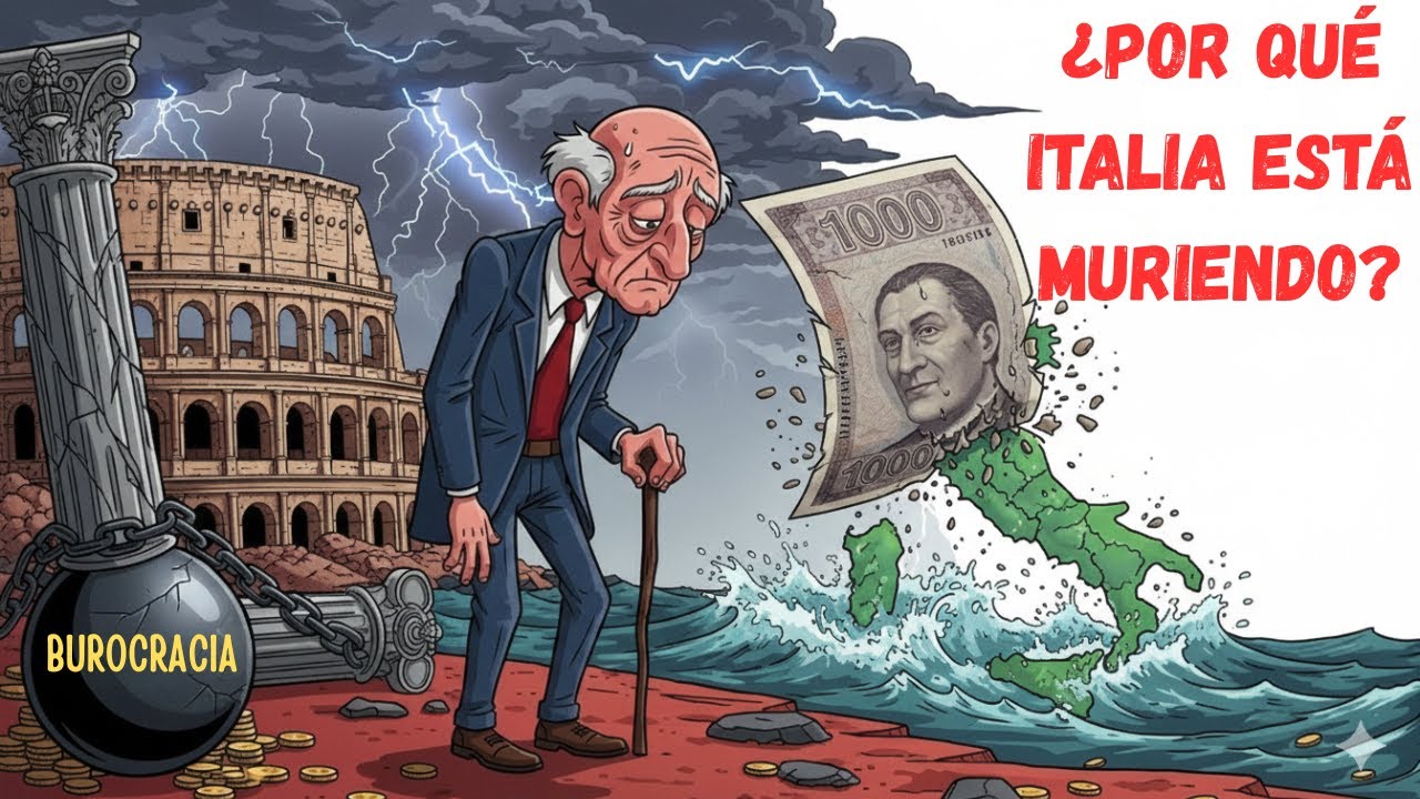 Por qué Italia no puede crecer | La maldición de la lira y el colapso silencioso de Europa