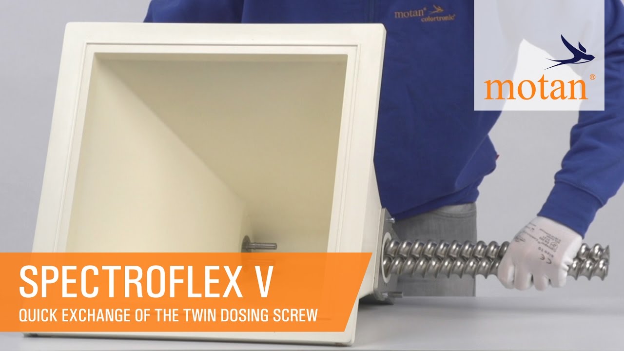 SPECTROFLEX V - Quick exchange twin dosing screw | English