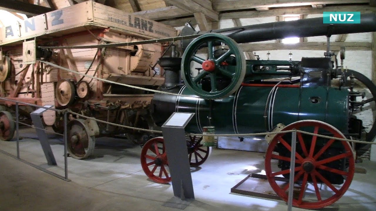 Freiland Museum in Bad Windsheim - Lanz Erntemaschine - Tag des Bieres