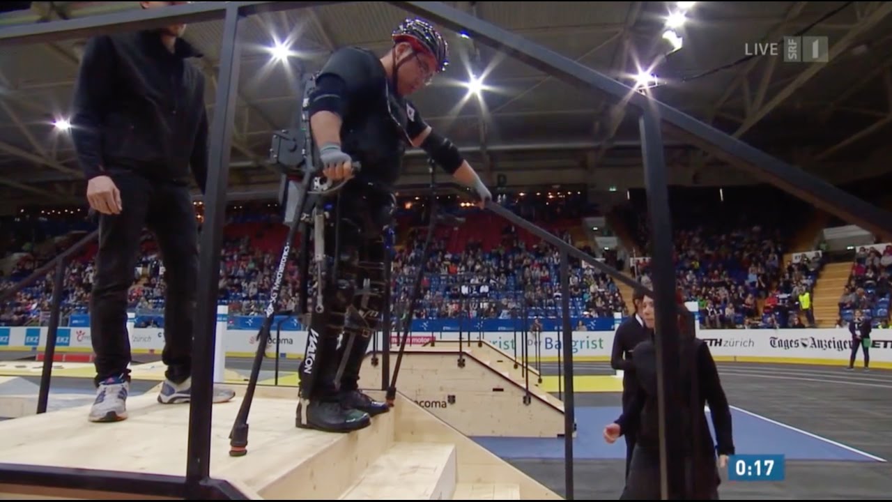 CYBATHLON – Parcours mit robotischen Exoskeletten im SRF1