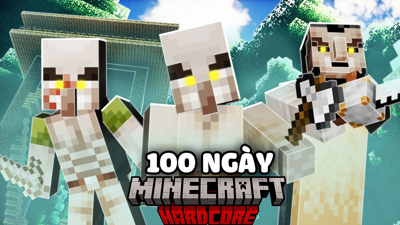 Tóm Tắt Sinh Tồn 100 Ngày Minecraft Hòn Đảo Ăn Thịt Người Siêu Khó!