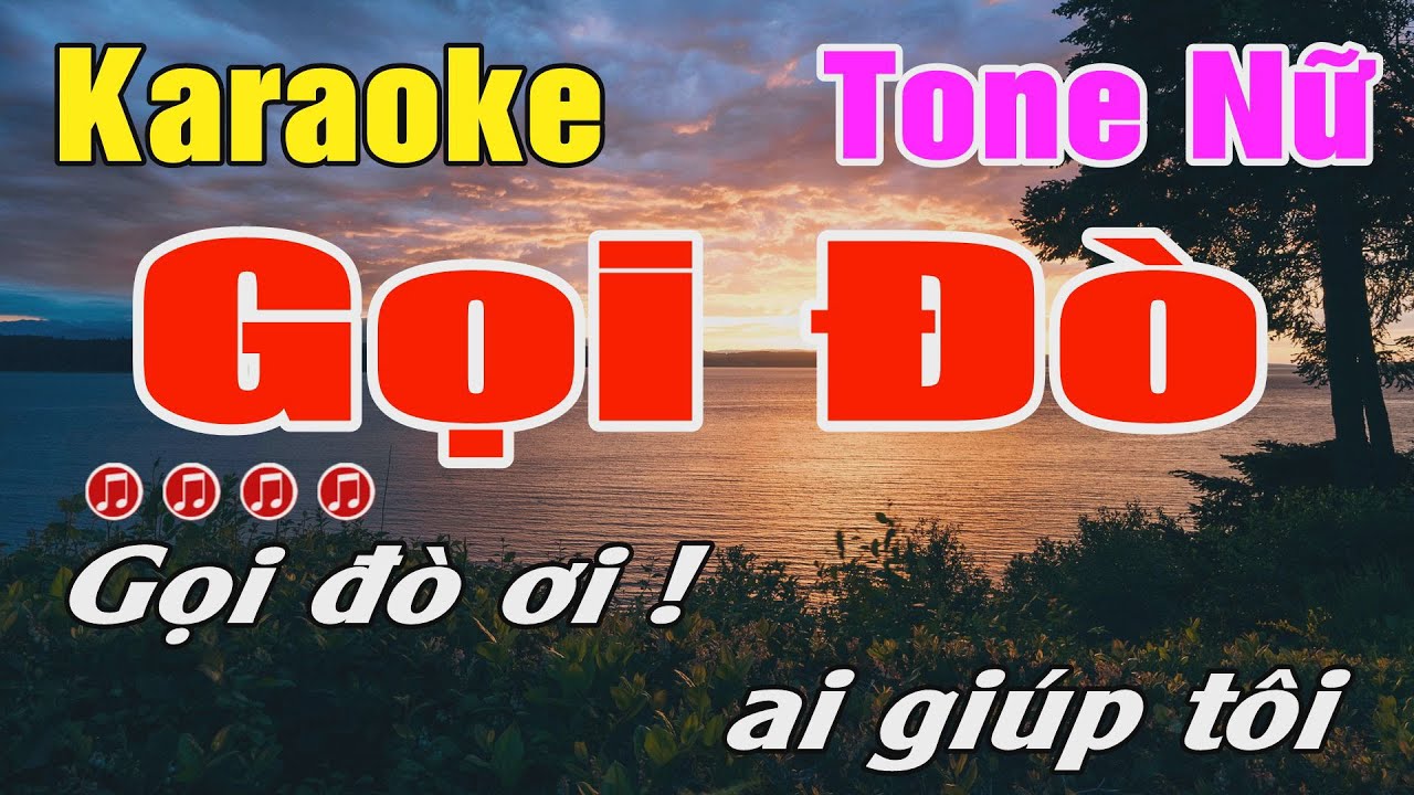Gọi Đò Karaoke Tone Nữ ( Am ) Karaoke Bo Music