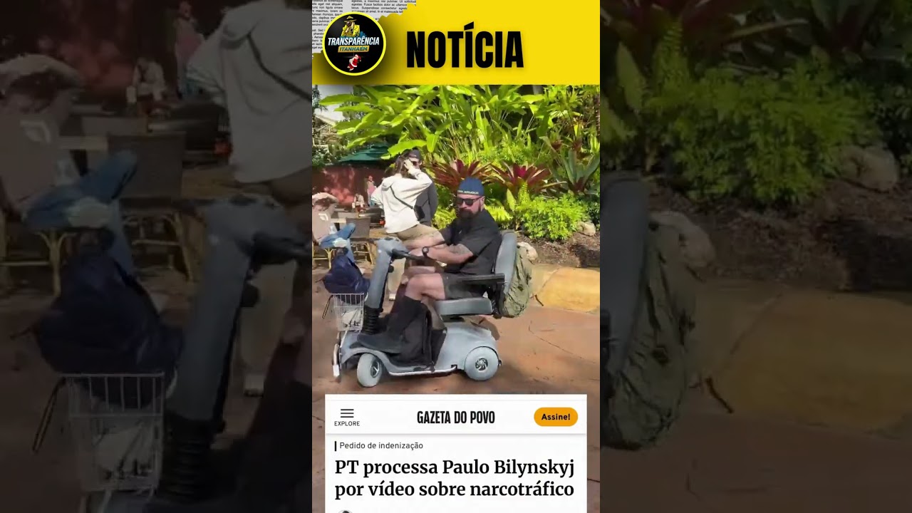 Deputado Paulo Bilynskyj diz que PT o processa por vídeo sobre narcotráfico