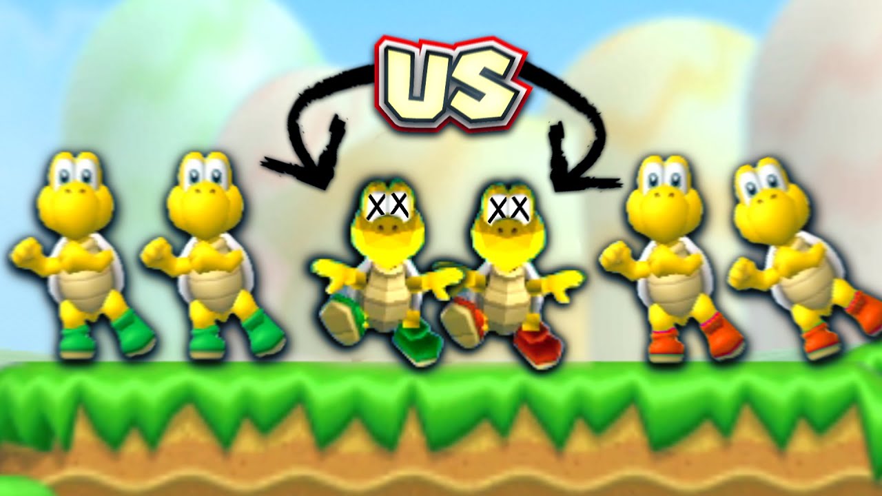 the koopa dance challenge but you ARE the koopa.
