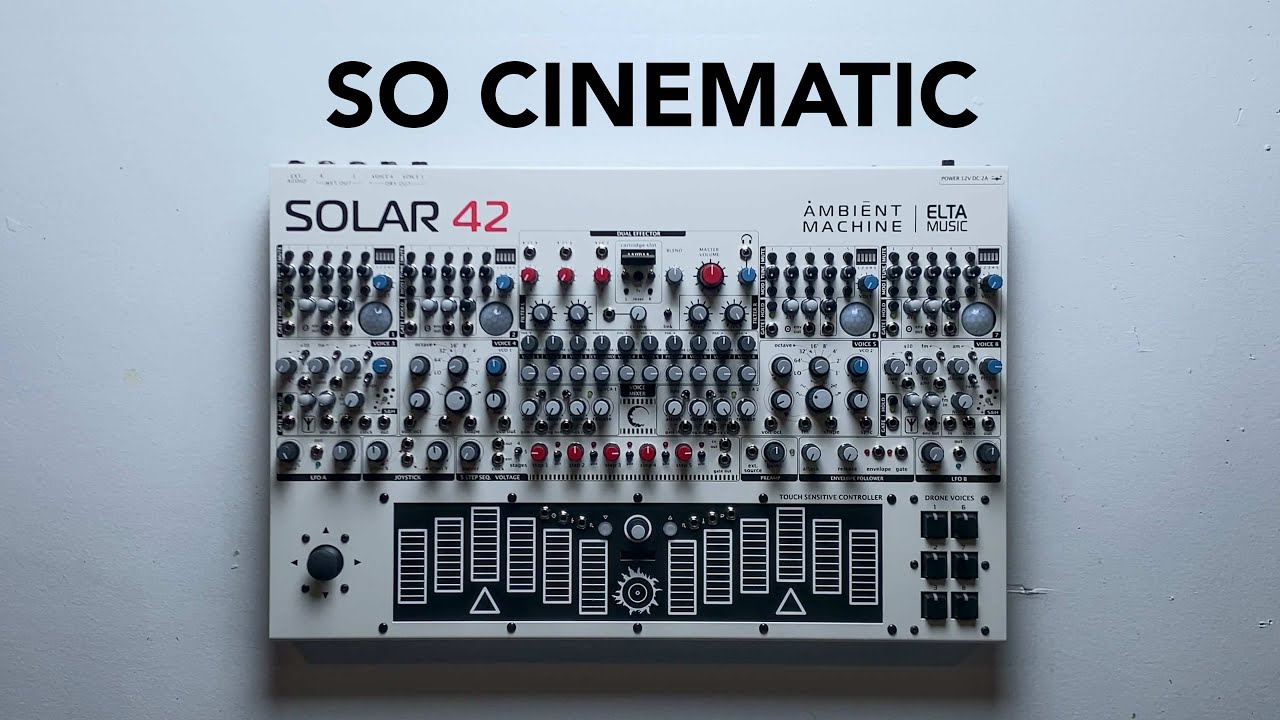 Solar 42: A unique cinematic drone synthesizer