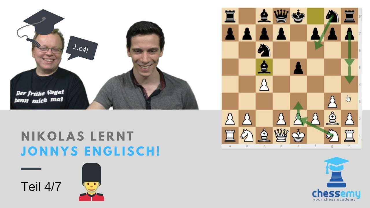 Nikolas lernt Jonnys Englisch | Teil 4/7: Aufbau mit e5-Lc5-f5