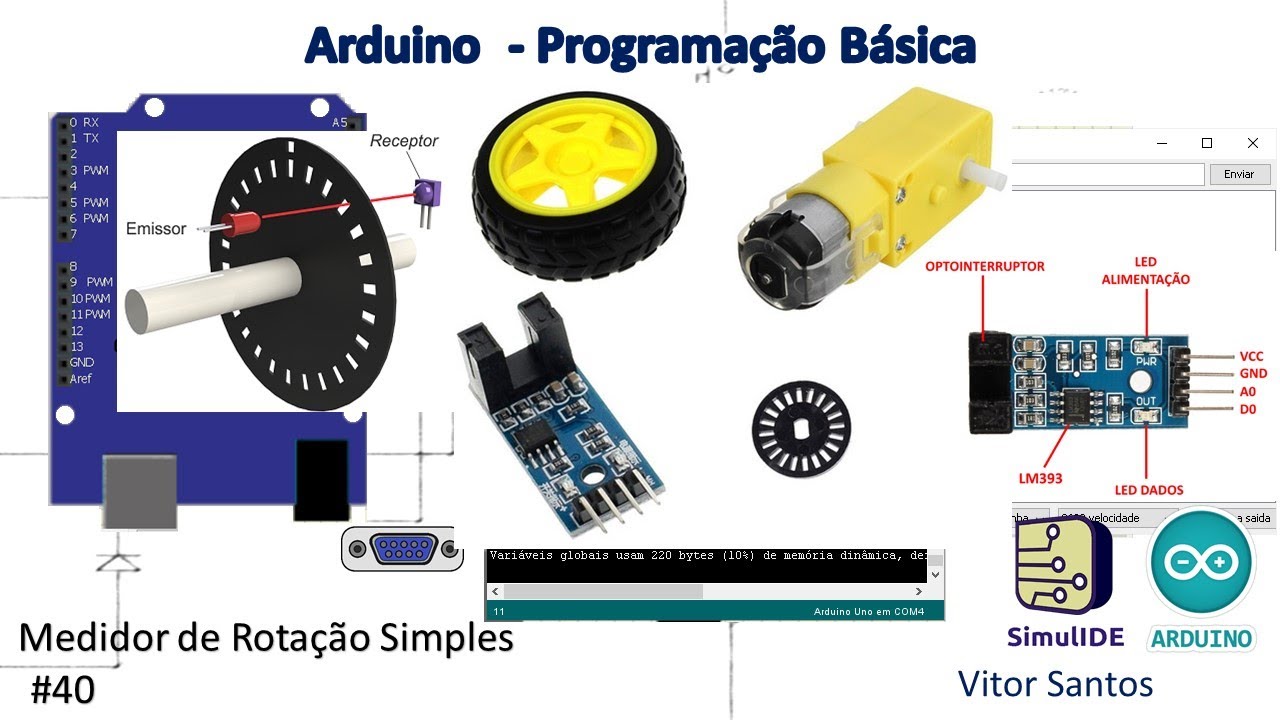 Medidor Simples de RPM com Arduino