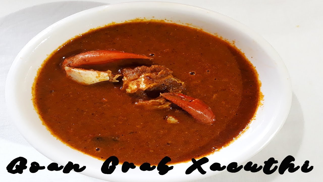 Goan Crab Xacuthi Recipe | How to make Crab Xacuthi | Goan Recipes | Cooking Addiction Goa.