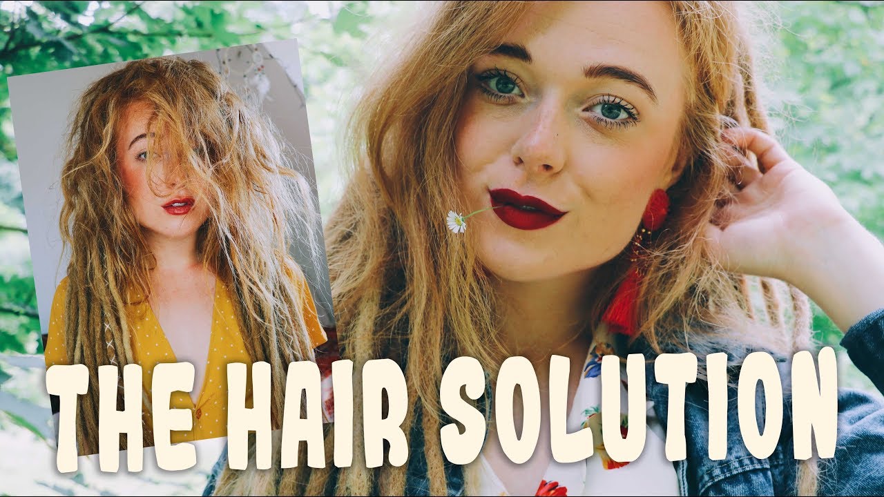 What I ended up doing with my crazy hair