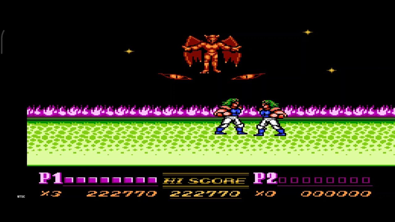 Verses of The Shadow Warriors Double Dragon 2 Nes