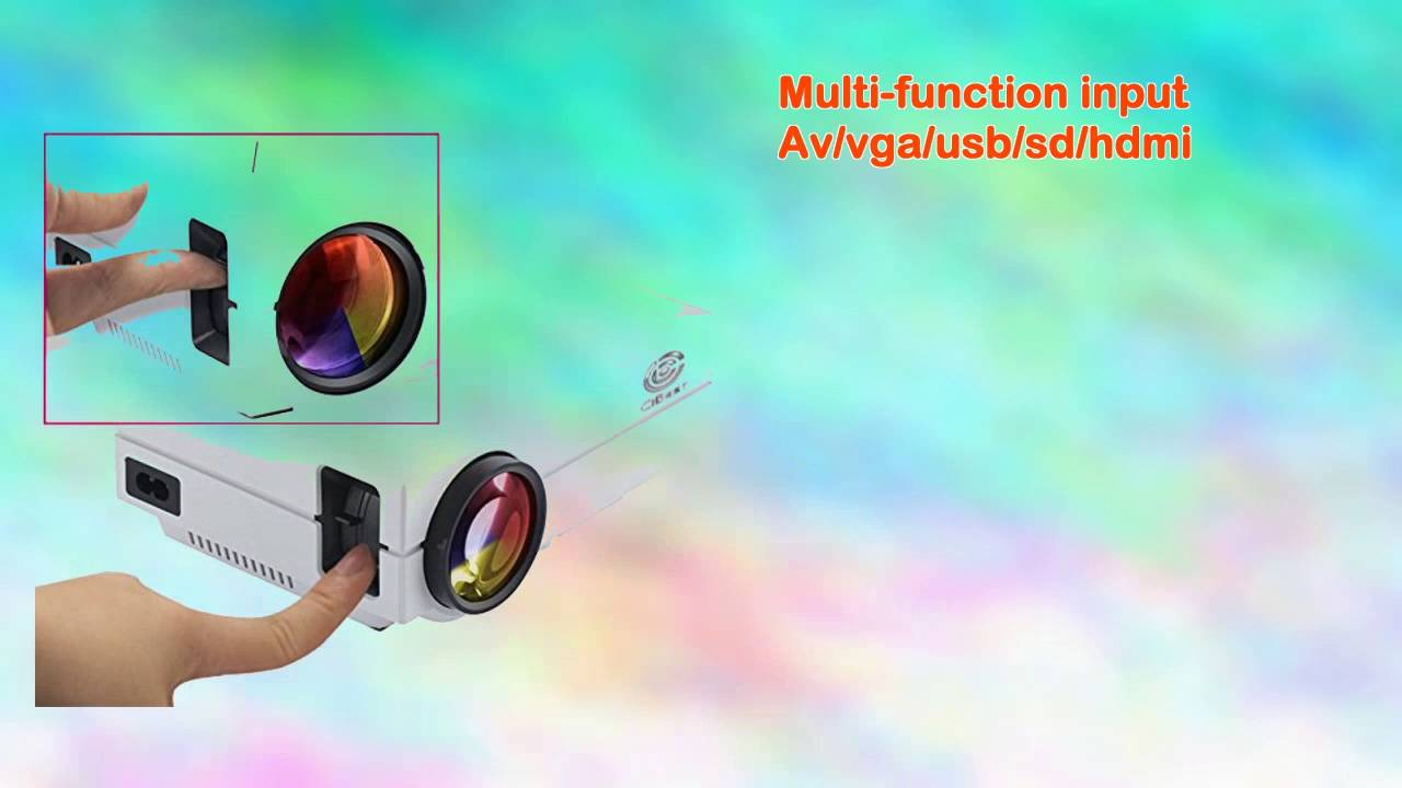 Abdtech 130 Mini Led Projector 1000 lumens Multimedia