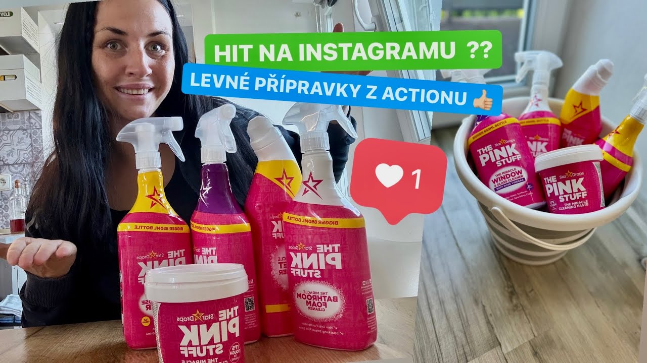 Super LEVNÁ DROGERIE Z ACTIONU💥THE PINK STUFF | KARCHER |ÚKLID | MOTIVACE | TYPY