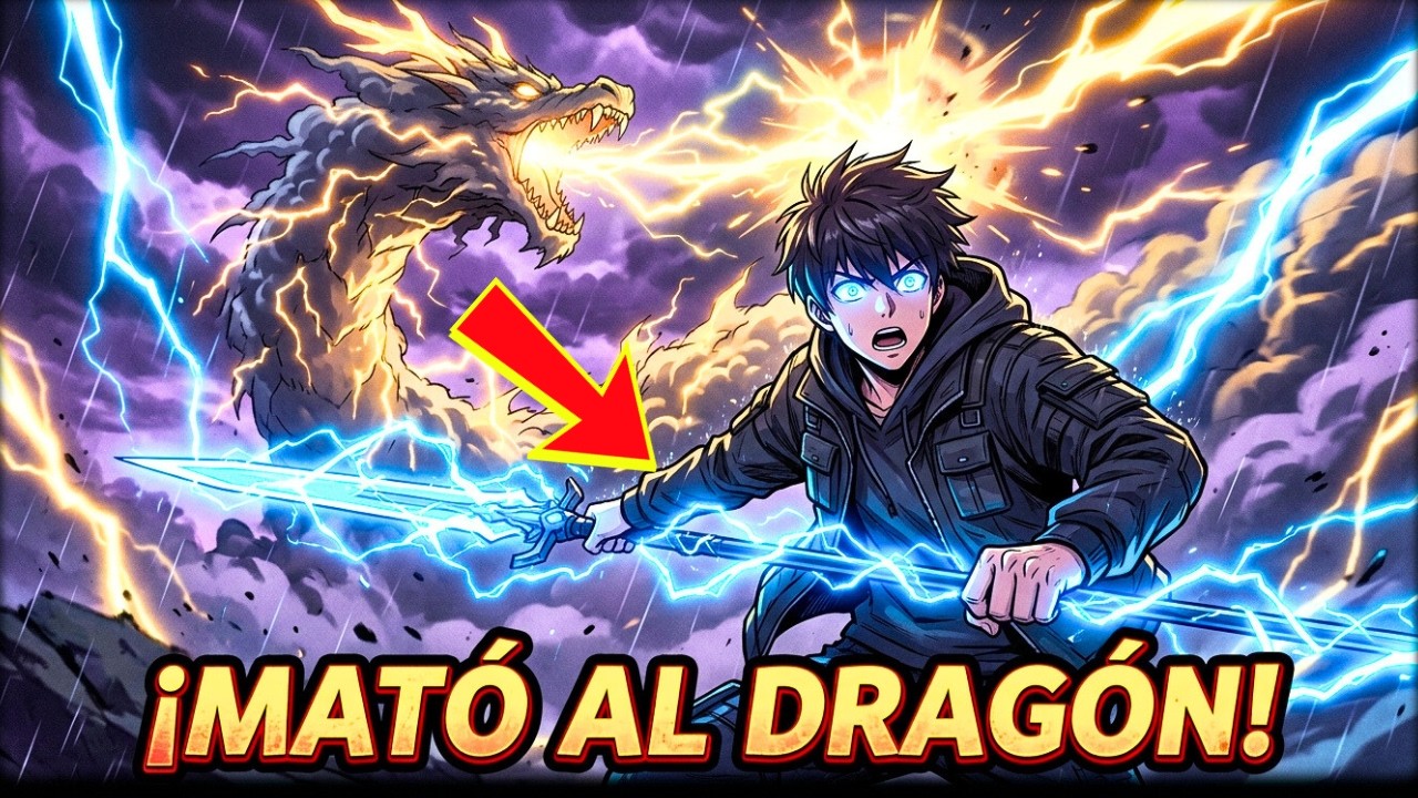 Estudiante recibe sistema del FUTURO y mata un dragón épico | Zona Manhwa
