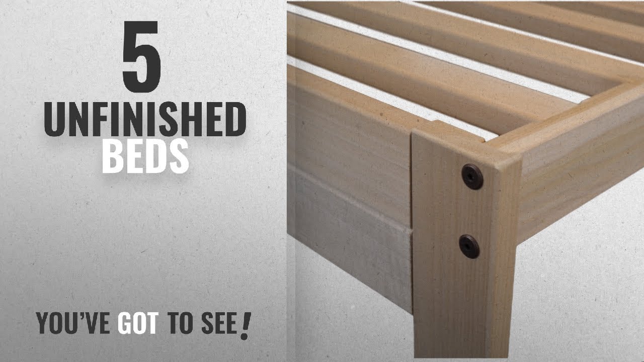Top 10 Beds Unfinished [2018]: Nomad 2 Platform Bed - Queen