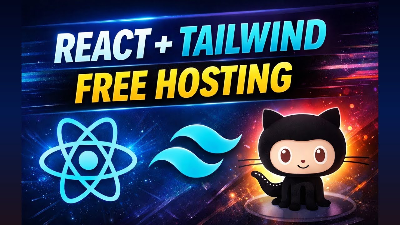 How to Hosting Website ReactJS + Tailwind CSS use (GitHub + Vercel)