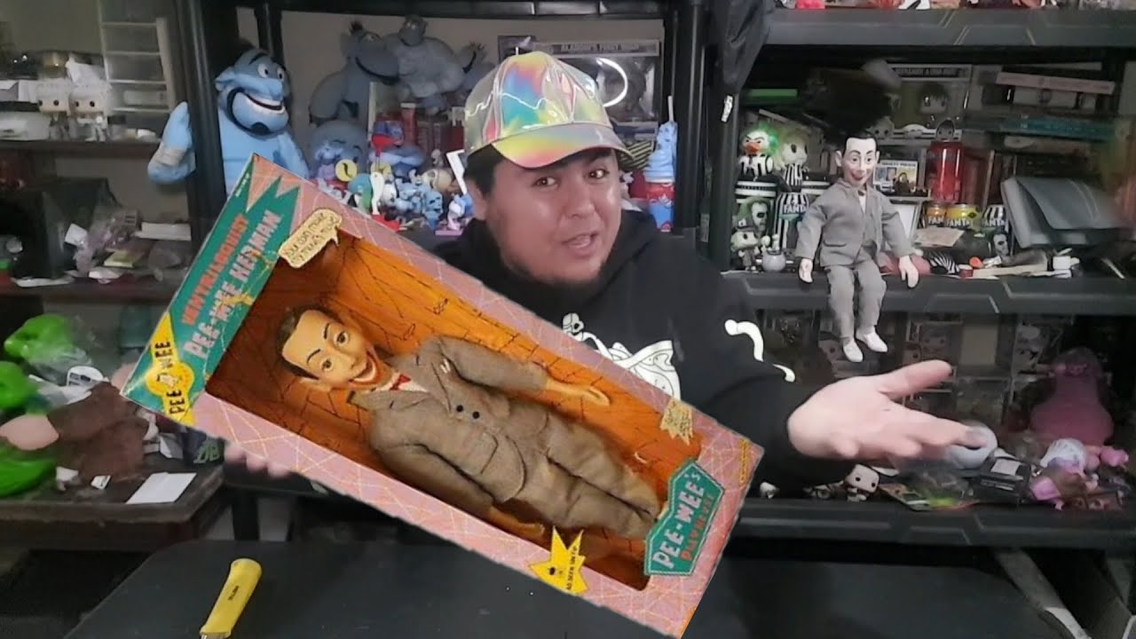 Nuevo muñeco Ventrilocuo, PeeWee Herman, reparación y unboxing