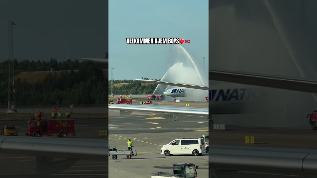 🇳🇴 Norway Team Receives Hero's Welcome Home at the Airport! ✈️❤️