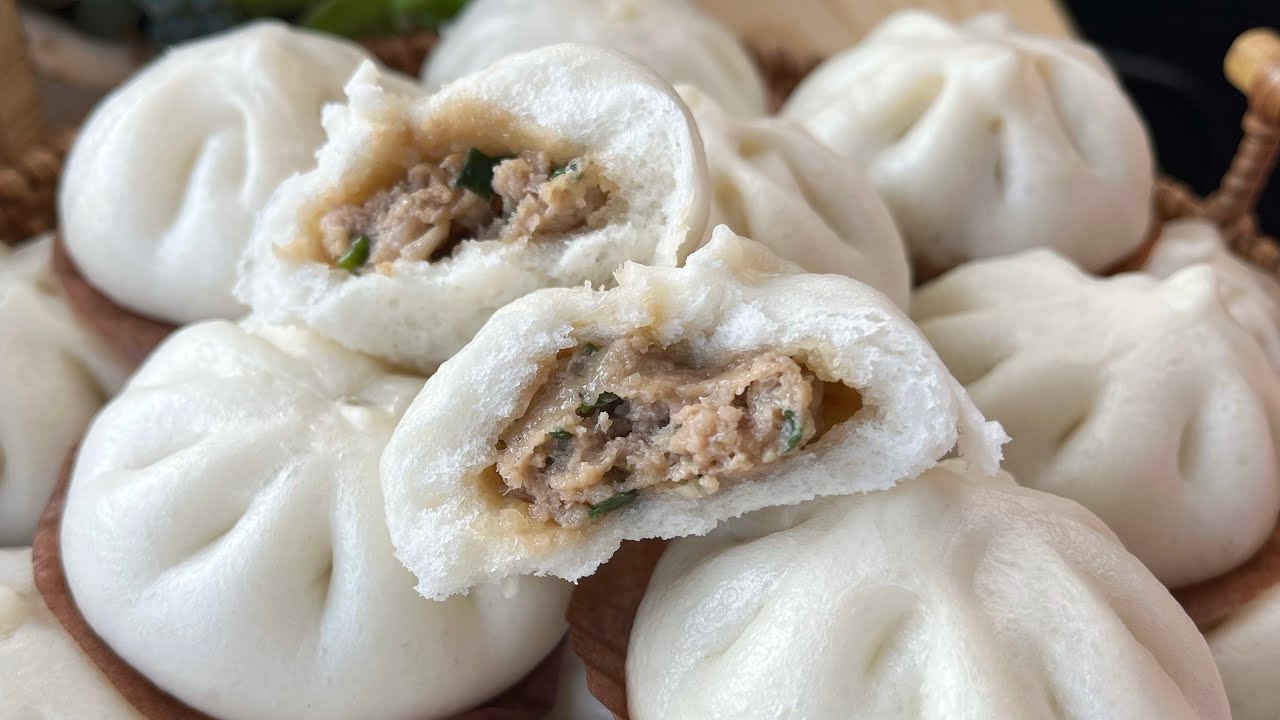 BÁNH BAO NHỎ NHÂN THỊT HÀNH TRUNG HOA