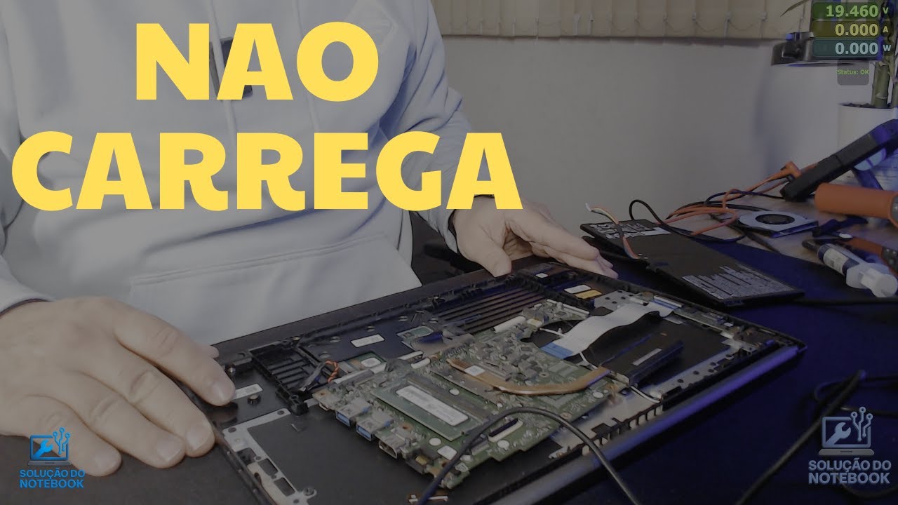 Notebook ACER Nao CARREGA BATERIA || Reparo COMPLETO || SÓ LIGA COM A FONTE #soluçaodonotebook