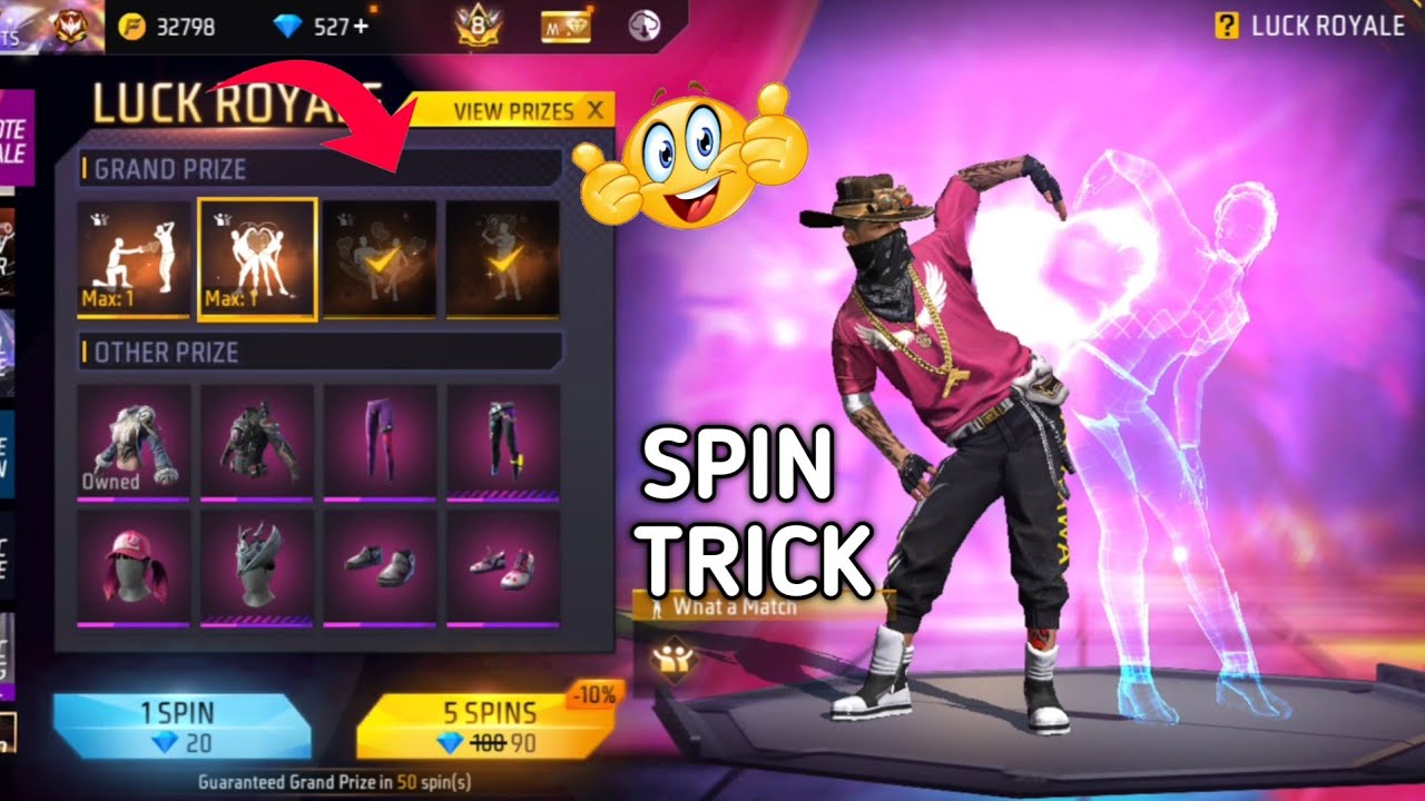 NEW EMOTE ROYALE SPIN | FREE FIRE NEW EVENT | VALENTINE EMOTE ROYALE SPIN🔥
