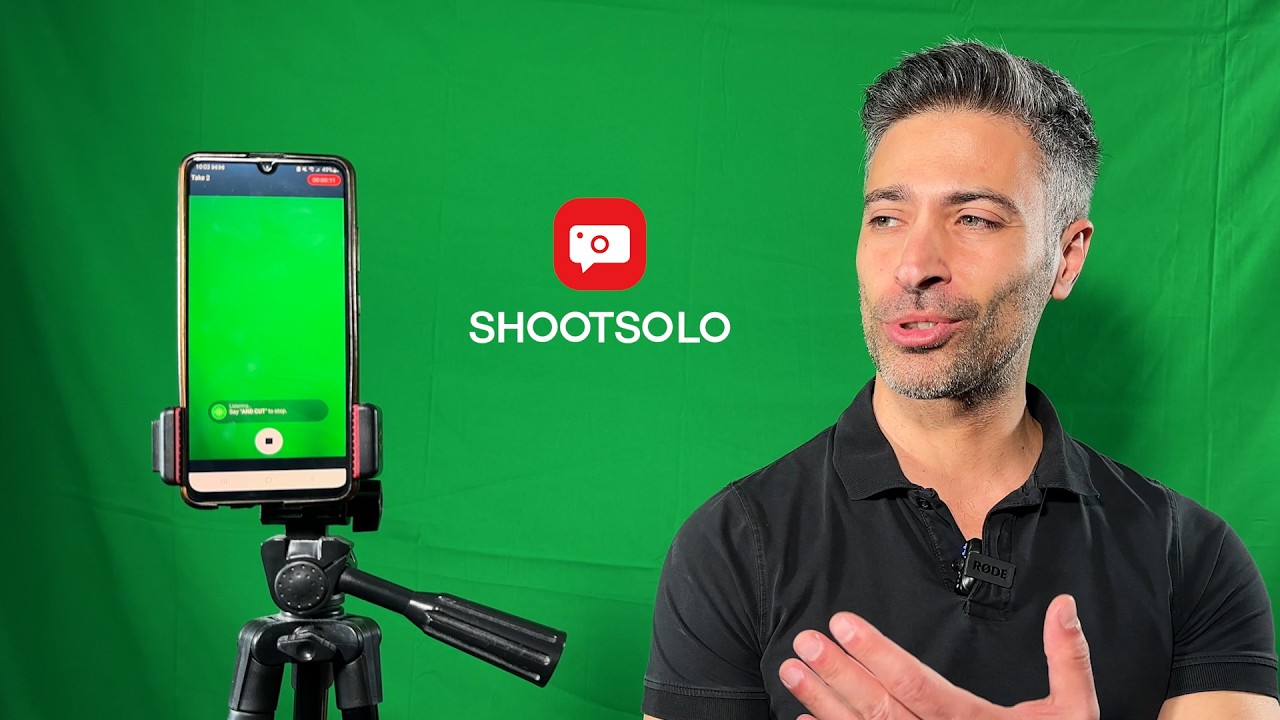 Voice-Controlled Video Camera App | Hands-Free Video Recording (Shootsolo Demo)