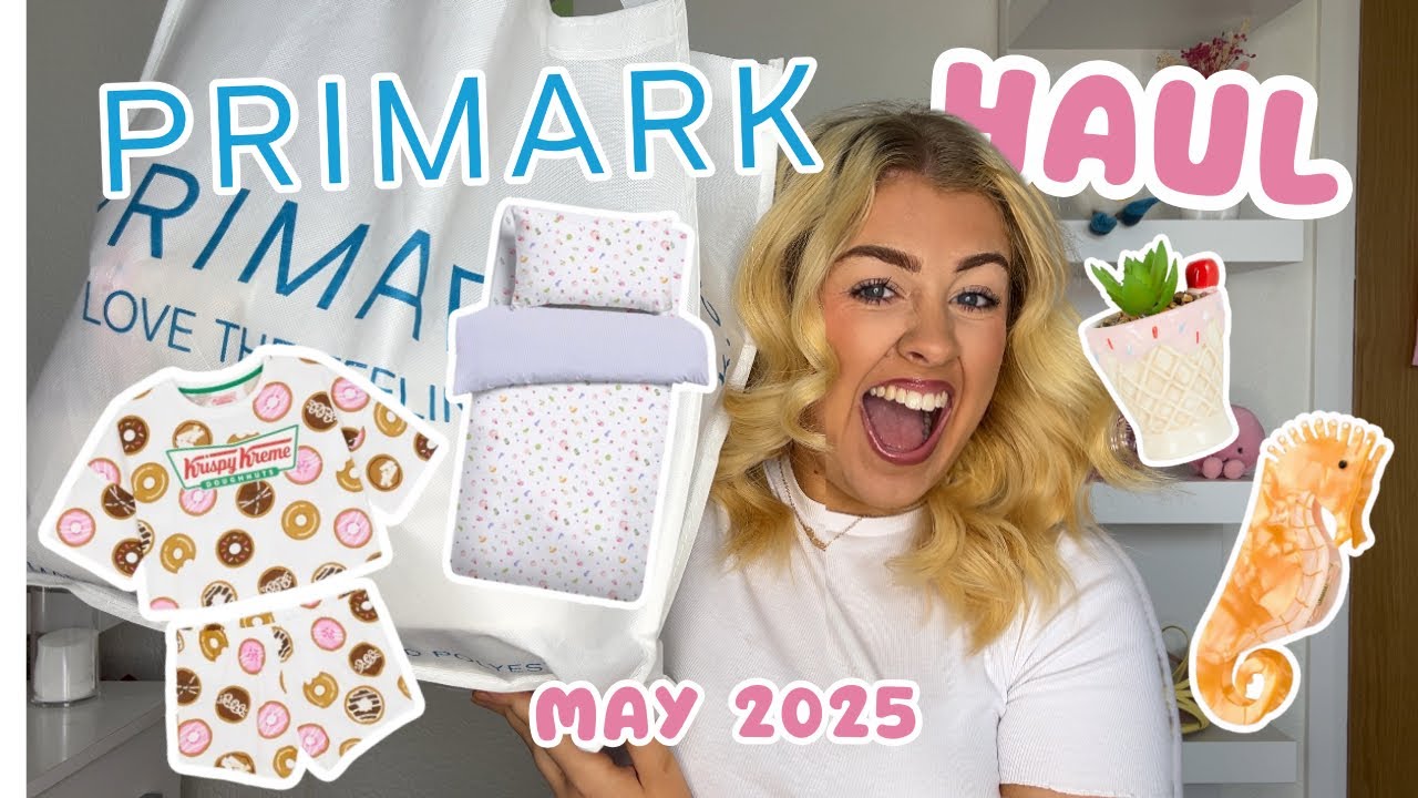 PRIMARK HAUL MAY 2025 | Fruit homeware, summers bits & holiday accessories 🍒🍹👙🍑