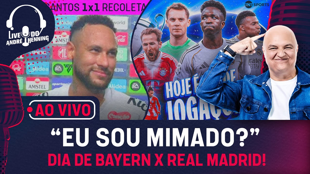 NEYMAR DISCUTE COM TORCEDOR AP&Oacute;S VEXAME DO SANTOS ; ATL&Eacute;TICO ELIMINA BAR&Ccedil;A;BAYERN X REAL E +